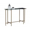 SUNPAN Langston Console Table, Frontview with Decor