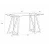 Sunpan Atkinson Desk - Dimensions - Sunpan Atkinson Desk - Dimensions