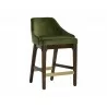 Kace Counter Stool - Leo Olive - Angled View - Kace Counter Stool - Leo Olive - Angled View