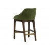 Kace Counter Stool - Leo Olive - Back Angle