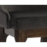 Kace Barstool - Leo Shale Grey - Seat Close-up