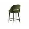 Monae Counter Stool - Moss Green - Back Angle - Monae Counter Stool - Moss Green - Back Angle