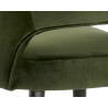Monae Counter Stool - Moss Green - Seat Close-Up