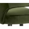 Monae Counter Stool - Moss Green - Seat Close-Up - Monae Counter Stool - Moss Green - Seat Close-Up