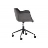Owen Office Chair - Town Grey / Roman Grey - Side Angle