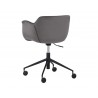 Owen Office Chair - Town Grey / Roman Grey - Back Angle