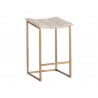 Faye Counter Stool - Bravo Cream - Angled View