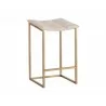 Faye Counter Stool - Bravo Cream - Angled View - Faye Counter Stool - Bravo Cream - Angled View