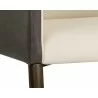 Sunpan Kylin Dining Armchair - Dillon Cream and Bravo Ash -  - Sunpan Kylin Dining Armchair - Dillon Cream and Bravo Ash - 