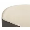 Sunpan Kylin Dining Armchair - Dillon Cream and Bravo Ash -  - Sunpan Kylin Dining Armchair - Dillon Cream and Bravo Ash - 