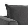 Virgo Armchair - Polo Club Kohl Grey - Seat Close-Up - Virgo Armchair - Polo Club Kohl Grey - Seat Close-Up