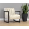 Sunpan Joaquin Lounge Chair In Bravo Cream - Lifestyle