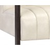 Sunpan Joaquin Lounge Chair In Bravo Cream - Angled View Close-Up