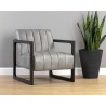 Sunpan Joaquin Lounge Chair In Bravo Metal - Lifestyle