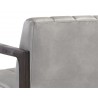 Sunpan Joaquin Lounge Chair In Bravo Metal - Back Angle Close-Up