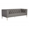 Westin Sofa - Vintage Steel Grey Leather - Angled View