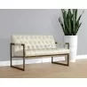 Sunpan Monde 2 Seater Lounge Chair - Bravo Cream - Lifestyle - Sunpan Monde 2 Seater Lounge Chair - Bravo Cream - Lifestyle