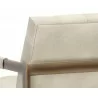 Sunpan Monde Armchair - Bravo Cream - Seat Back Close-Up - Sunpan Monde Armchair - Bravo Cream - Seat Back Close-Up