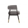 Sunpan Callem Dining Armchair - Side Angle