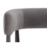 Sunpan Callem Dining Armchair - Edge Closeup Top Angle