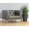 Westin Armchair - Vintage Steel Grey Leather - Lifestyle - Westin Armchair - Vintage Steel Grey Leather - Lifestyle