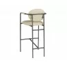 Rylan Barstool - Dillon Cream - Back Angle - Rylan Barstool - Dillon Cream - Back Angle