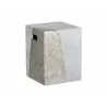 Kyson End Table - Silver - Angled - Kyson End Table - Silver - Angled