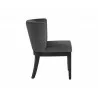 Hayden Dining Chair - Polo Club Kohl Grey - Side Angle - Hayden Dining Chair - Polo Club Kohl Grey - Side Angle