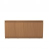 Manhattan Comfort Viennese 62.99 in. 6-Shelf Buffet Cabinet in Maple Cream Front