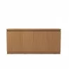 Manhattan Comfort Viennese 62.99 in. 6-Shelf Buffet Cabinet in Maple Cream Front - Manhattan Comfort Viennese 62.99 in. 6-Shelf Buffet Cabinet in Maple Cream Front