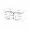 Manhattan Comfort Viennese 62.99 in. 6-Shelf Buffet Cabinet - Manhattan Comfort Viennese 62.99 in. 6-Shelf Buffet Cabinet