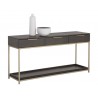 Sunpan Rebel Console Table Gold - Charcoal Grey