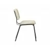 Berkley Dining Chair - Bravo Cream - Side Angle - Berkley Dining Chair - Bravo Cream - Side Angle