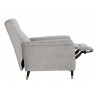 Rupert Recliner - Polo Club Stone - Side Reclined Leg