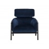 Maximus Lounge Chair - Metropolis Blue - Front View