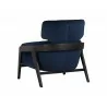 Maximus Lounge Chair - Metropolis Blue - Back Angle - Maximus Lounge Chair - Metropolis Blue - Back Angle