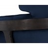 Maximus Lounge Chair - Metropolis Blue - Seat Back Frame