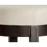 SUNPAN Cedric Swivel Counter Stool - Castillo Cream, Havana Dark Brown, Seat Close-up - SUNPAN Cedric Swivel Counter Stool - Castillo Cream, Havana Dark Brown, Seat Close-up