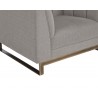Parker Armchair - Zenith Soft Grey - Leg Close-Up