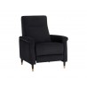 Rupert Recliner - Abbington Black - Angle