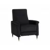 Rupert Recliner - Abbington Black - Angle - Rupert Recliner - Abbington Black - Angle