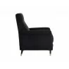 Rupert Recliner - Abbington Black - Side Angle - Rupert Recliner - Abbington Black - Side Angle
