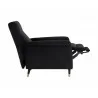 Rupert Recliner - Abbington Black - Side and Reclined - Rupert Recliner - Abbington Black - Side and Reclined