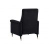 Rupert Recliner - Abbington Black - Back Angle