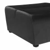 Cornell Modular - Ottoman - Coal Black - Side Close-up - Cornell Modular - Ottoman - Coal Black - Side Close-up