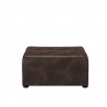 Cornell Modular - Ottoman - Havana Dark Brown - Front