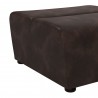 Cornell Modular - Ottoman - Havana Dark Brown - Seat Close-up