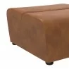 Cornell Modular - Ottoman - Tobacco Tan - Seat Close-up - Cornell Modular - Ottoman - Tobacco Tan - Seat Close-up