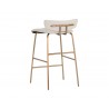 Lorelei Counter Stool - Dillon Cream - Back Angle