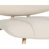 Lorelei Counter Stool - Dillon Cream - Seat Close-Up[ - Lorelei Counter Stool - Dillon Cream - Seat Close-Up[